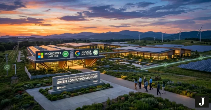 Carbon free data hubs