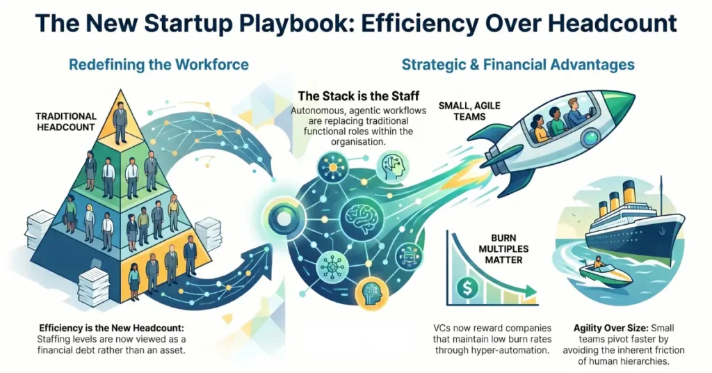 The new startup playbook: Efficiency over headcount